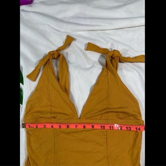 NEW L Space Isabelle One-Piece Swimsuit 12 Yellow - Picture 3 of 8